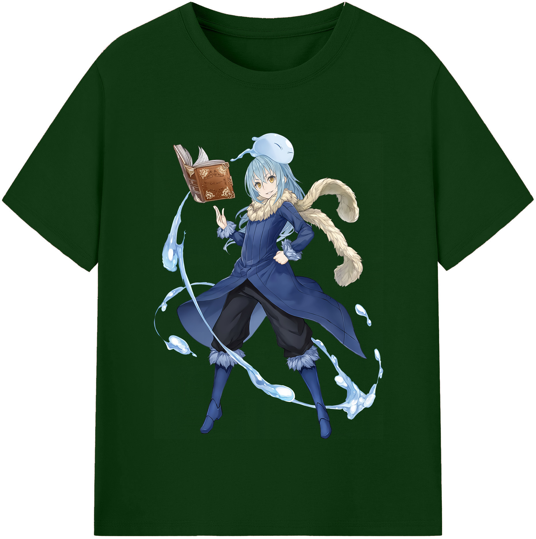 （画像用） 転スラ Regarding Reincarnated to Slime 綿100％半袖Tシャツ（フロントプリント）